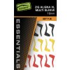 Fox Rovnátka Edges Essentrials Zig Aligna XL Multi Sleeve Kit (3 žltá, 3 červená a 3 čiern