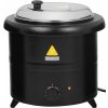 Royal Catering Elektrický kotlík na polievku - 13 l - 600 W - čierny RCST-13SB