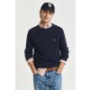 SVETER GANT COTTON PIQUE C-NECK EVENING BLUE