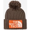 Zimná čiapka The North Face Heritage Ski Tuke - smokey brown/tnf orange