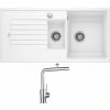 Blanco ZIA 6 S biela s excentrom 514734 + Blanco MILA chróm 519414