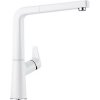 BLANCO kuchyňská baterie Avona-S, s výsuvnou sprchou, tlaková, bílá barva