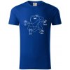 Kameň nožnice papier Spock - Tričko z organickej bavlny - M ( Kráľovská modrá )