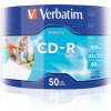 Verbatim CD-R 700MB, 52x, printable, wrap 50 ks (43794)