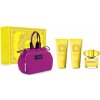 Versace Yellow Diamond Vánoční Set - EDT 90 ml + sprchový gel 100 ml + tělové mléko 100 ml + Kabelka Dárková sada