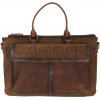 Kožená taška Greenburry Buffalo 1045/B-25 hnedá