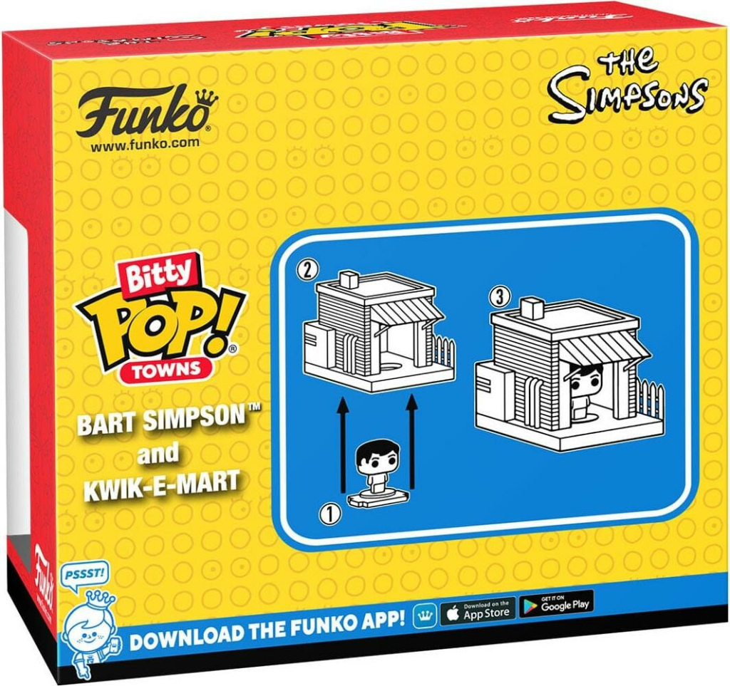 Funko Bitty Pop! The Simpsons Bart Simpson and Kwik E Mart