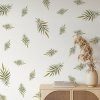 Boho Nálepky na stenu. Abstraktné listy (3)