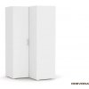 Drevona, Skriňa, REA VENEZIA 5, biela (REA VENEZIA 5 roh rohová skriňa)