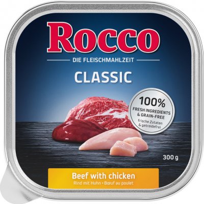 Rocco Classic mištičky 9 x 300 g - hovädzie s kuracím