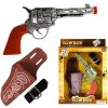 Rappa Kovbojská pištoľ s puzdrom a zvukom 2 druhy