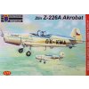 Kovozávody Prostějov Plastový model lietadlo KOVOZAVODY KPM0075 - Zlin Z-226A 