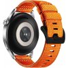 Techsuit – Watchband 22 mm (W070) remienok pre Samsung Galaxy Watch (46 mm)/Watch 3/Gear S3, Huawei Watch GT/GT 2/GT 3 (46 mm) – oranžový kvet