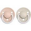 BIBS De Lux Cumlíky zo silikónu 2ks - one size (Blush Nočný / Vanilla Nočný)