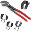 Kliešte na hadicové spony pošedené 180mm KNIPEX 85 51 180 C