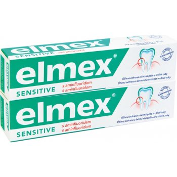 Elmex Sensitive zubná pasta pre citlivé zuby 2 x 75 ml