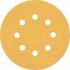 Bosch Brúsny papier EXPERT C470 s 8 otvormi pre excentrické brúsky, 125 mm, zrnitosť 150, 50 ks 2608901120