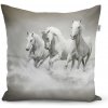 Sablio Vankúš Biele kone - 60x60 cm
