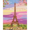 Zuty – Maľovanie Podľa Čísel – Eiffelova Veža V Jarných Farbách, 80 × 100 cm, Plátno + Rám 8596530081432