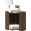 vidaXL Uzavretý box na stelivo, hnedý dub 42x42x51cm, kompozitné drevo 857748