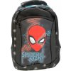 Školský ruksak s viacerými priehradkami Spider-Man Paso čierny, červený, odtiene sivej a striebornej 18 l