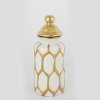 Eurolamp Keramická dóza 31x12,5 cm zlatá/biela EU0508 + záruka 3 roky zadarmo + záruka 3 roky zadarmo
