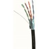 DATACOM FTP drôt CAT5E PE 100m čierny OUTDOOR 1386