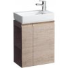 Laufen Pro S - Umývadlová skrinka s dvierkami a bočnou policou vľavo, 47x28x61 cm, svetlý dub H4830020954791