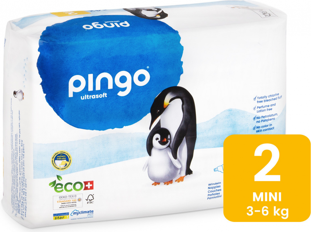 Pingo Jednorázové ekologické 2 3-6 kg 42 ks