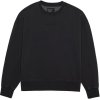 FOX mikina Wordmark Oversized Fleece Crew Black 001 vel. S