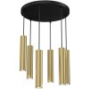 Luminex Luster na lanku RAITO 6xGU10/8W/230V mosadz LU0119 + záruka 3 roky zadarmo
