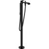 Hansgrohe Vivenis - Vaňová batéria na podlahu, čierna matná 75445670