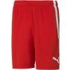 Pánske šortky Puma, TEAM LIGA SHORTS červená,biela L