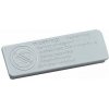 SOLLAU Magnetická menovka obdĺžniková 40x14x5 mm, oceľový samolepiaci protikus + magnet