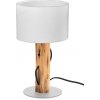GLOBO 50210146X NORIN stolná lampička V320mm 1xE14 drevo, biela