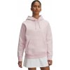 Dámska mikina cez hlavu Under Armour RIVAL FLEECE HOODIE W ružová 1379500-648 - M