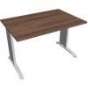 Hobis Pracovný stôl Flex, 120x75,5x80 cm, orech/kov