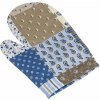 Bellatex Chňapka Adéla 28 × 18 cm 66/240 patchwork modrý