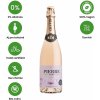 Pierre 0% rosé - nealko víno šumivé ružové polosuché 0,75l
