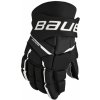 Hokejové rukavice Bauer Supreme M3 Black/White Intermediate 12 palcov