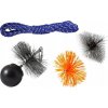 SET NA ČISTENIE KOMÍNA GUĽA 3,5 kg LANO 15M KEFA 200 mm