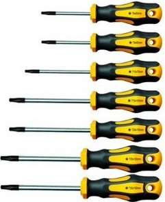 PROTECO 10.07-990-07 sada skrutkovačov 7-dielna, TORX