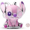 Charm Sterlingové stříbro 925 Disney Lilo a Stitch anděl s motivem Stitch, korálek na náramek film