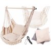Hammock Kreslo závesné krémové 100x110cm SW22