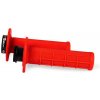 gripy lock-on R20 Half Waffle, RTECH (neon červené, 1 pár) M003-181
