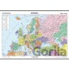 Evropa státy a území, školní nástěnná - Kartografie Praha