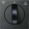 Schneider Electric Merten System M - Krytka pre otočný žalúziový spínač alebo tlačítko Antracit