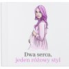 FOTOALBUM AKO DARČEK PRE MAMIČKU A DIEŤA K NARODENINÁM, RUŽOVÝ ŠTÝL