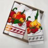 Kuchynské utierky 3Set zelenina