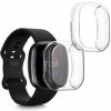 2x Púzdro kwmobile Fitbit Versa 4 / Sense 2 průhledná